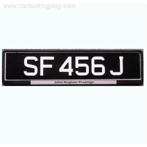 License plate frame for cars